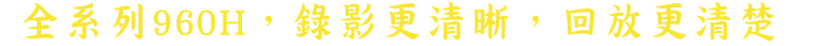 全系列960H，錄影更清晰，回放更清楚.gif